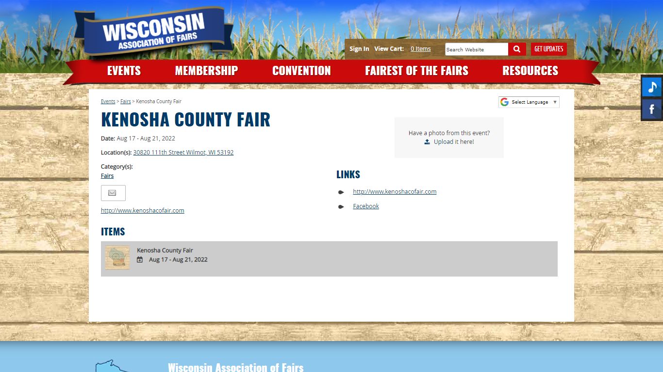 Kenosha County Fair - wifairs.com